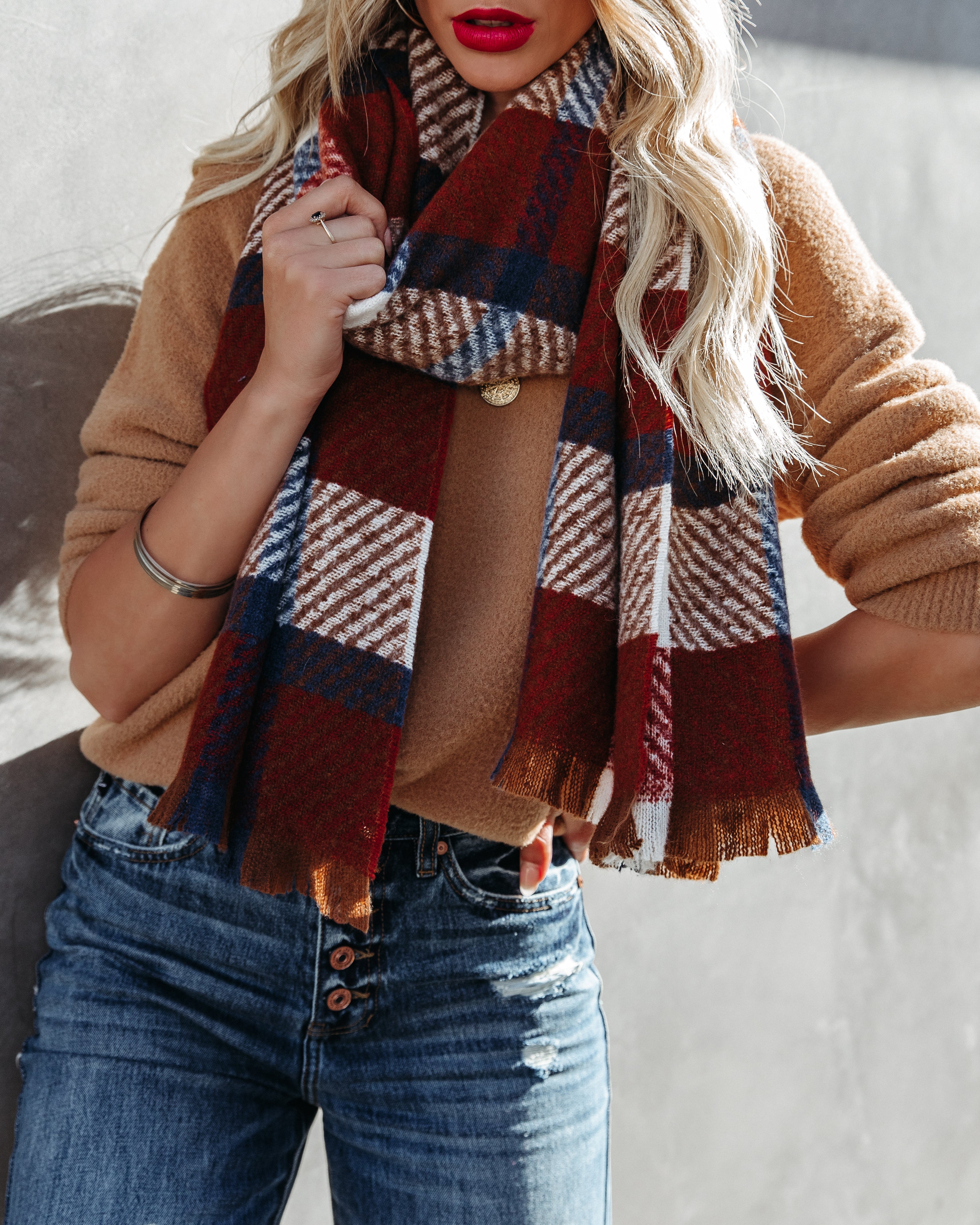 Colorful Season Plaid Scarf