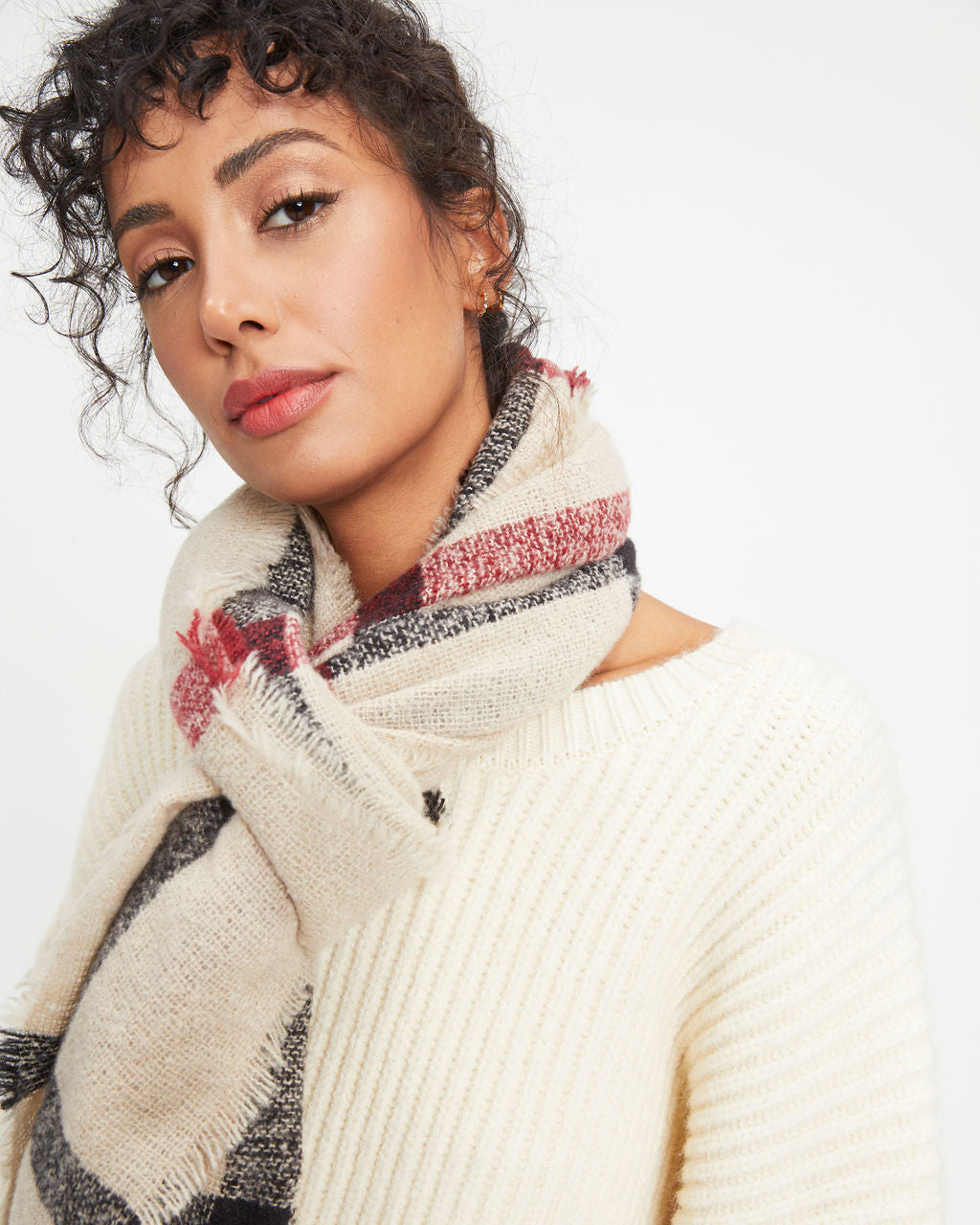 Ember Plaid Scarf