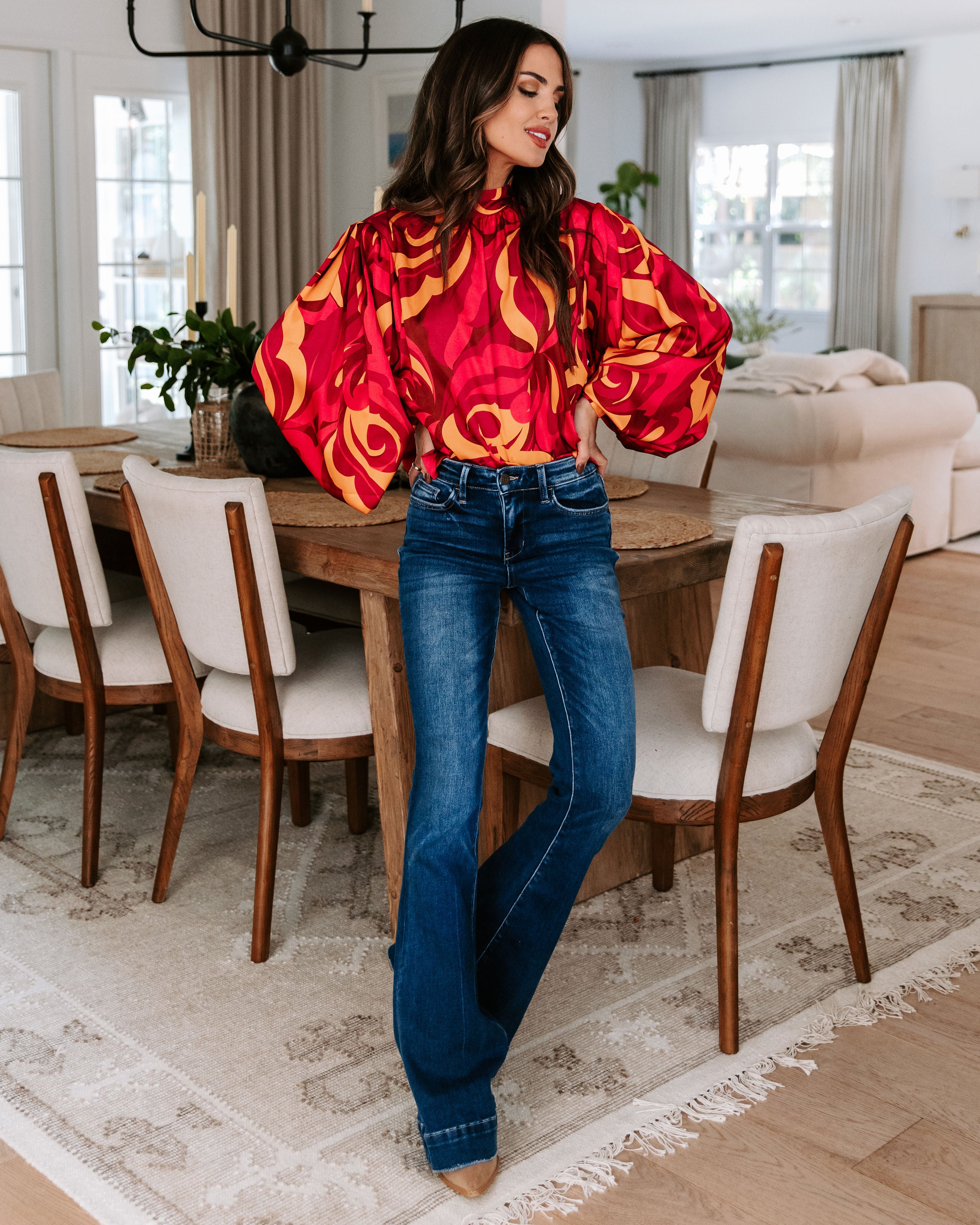 Maple High Rise Bell Bottom Denim - SALE