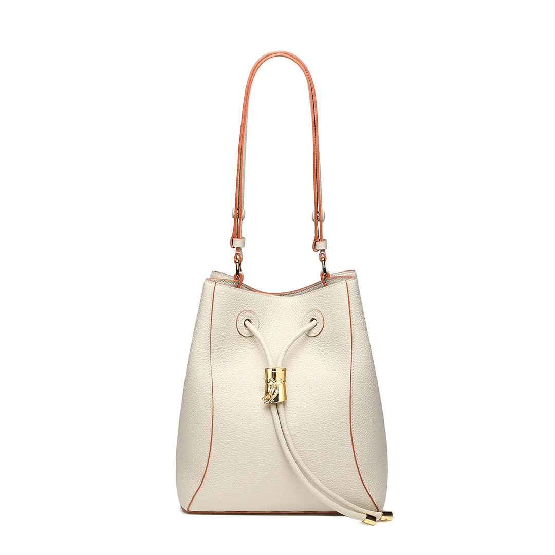 Handmade TOGO Leather Shoulder Bucket Bag