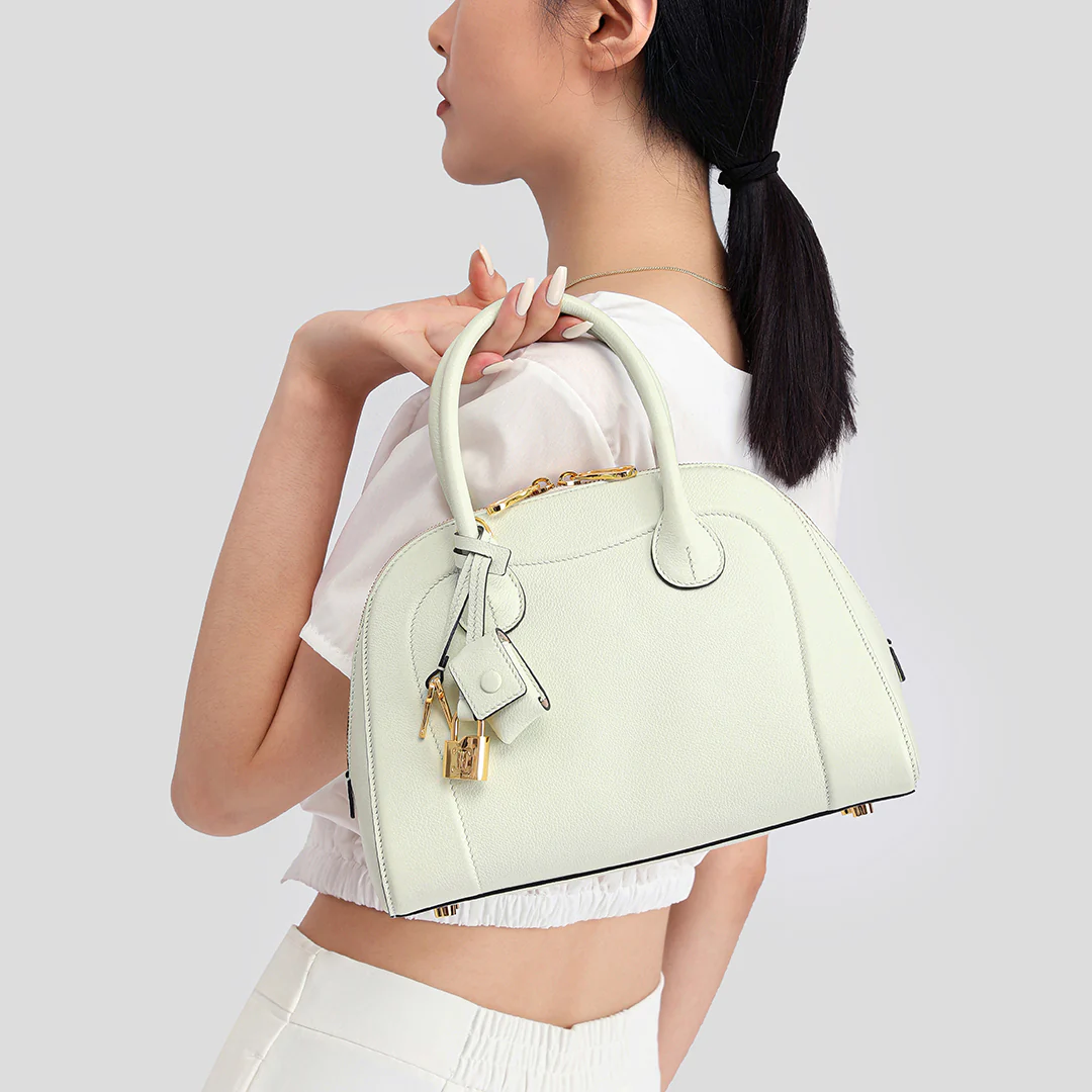 Handmade EVE Leather Dome Shell Tote Bags